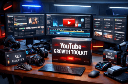 Ultimate YouTube Growth Bundle (Advanced) โ Complete Branding, SEO & Video Toolkit