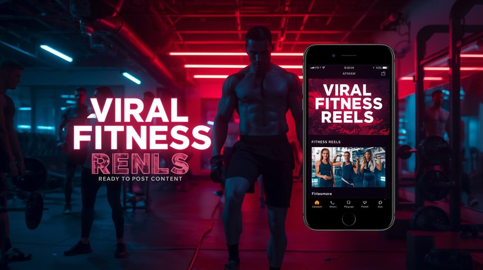 Viral Gym Fitness Reels Bundle โ Ready-to-Post Content for Instagram, TikTok & Shorts