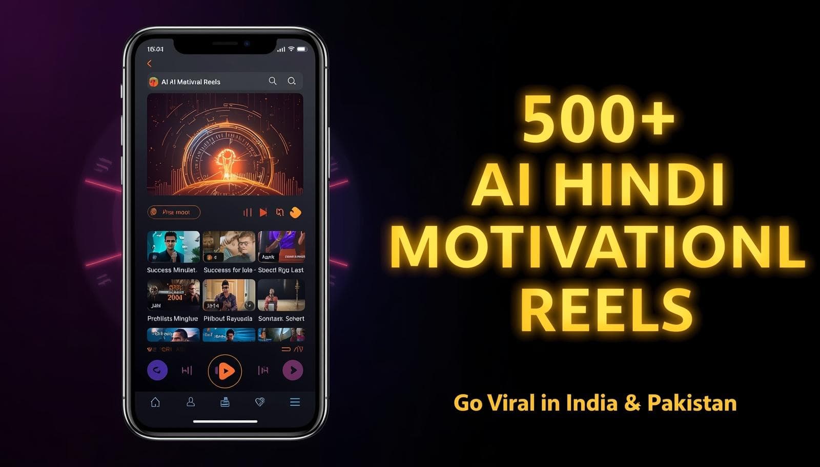 500+ AI Hindi Motivational Reels Bundle โ Viral Success & Mindset Content Pack