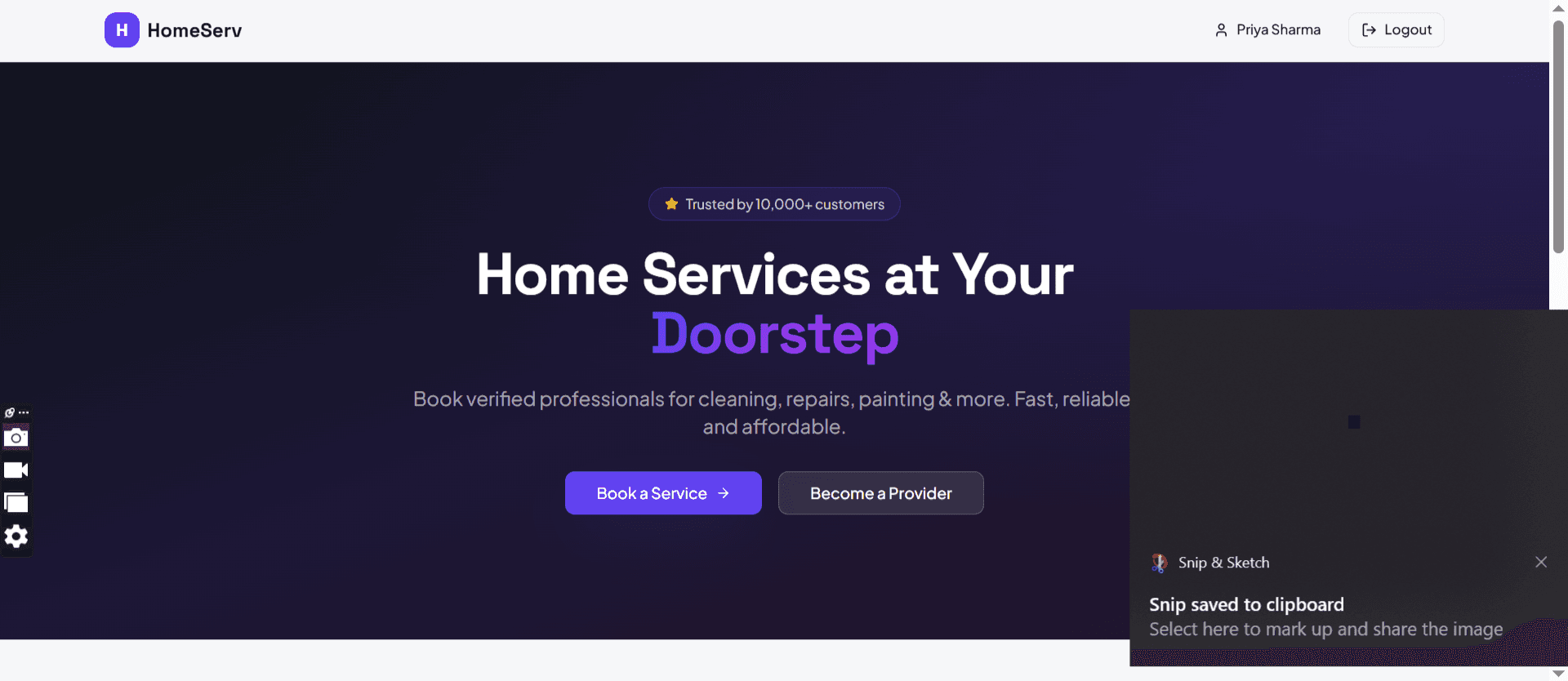 Complete Home Service Booking System Multiple Earning Methods App